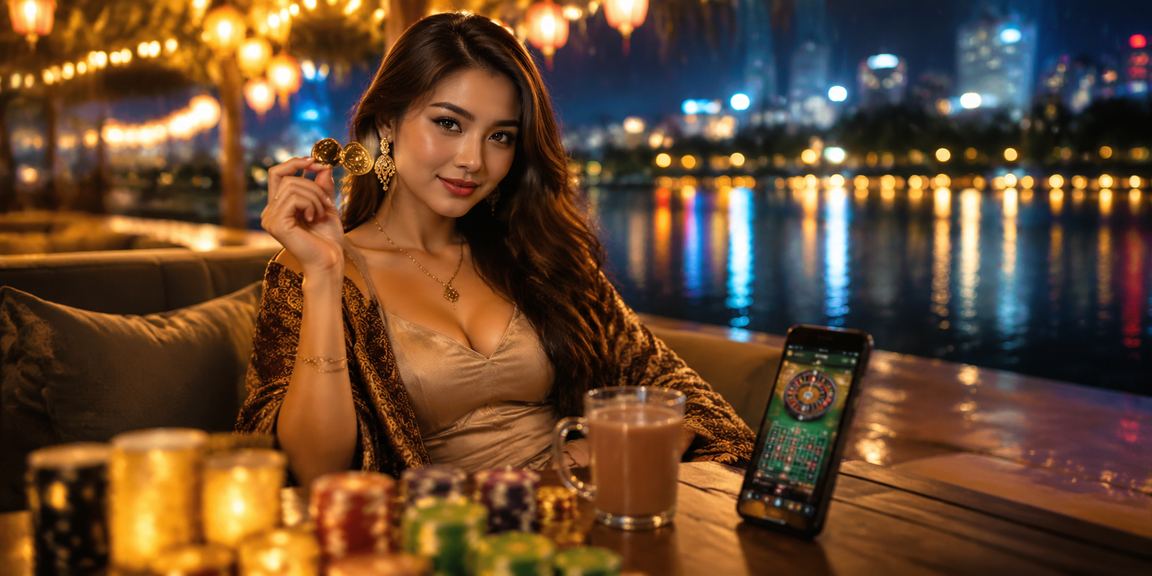 Pemain kasino mudah alih di Malaysia menggunakan telefon pintar